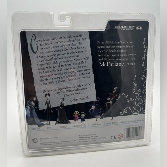 Corpse Bride Skeleton Girl & Boy Figures never opened in box. 💀 - Picture 5 of 5